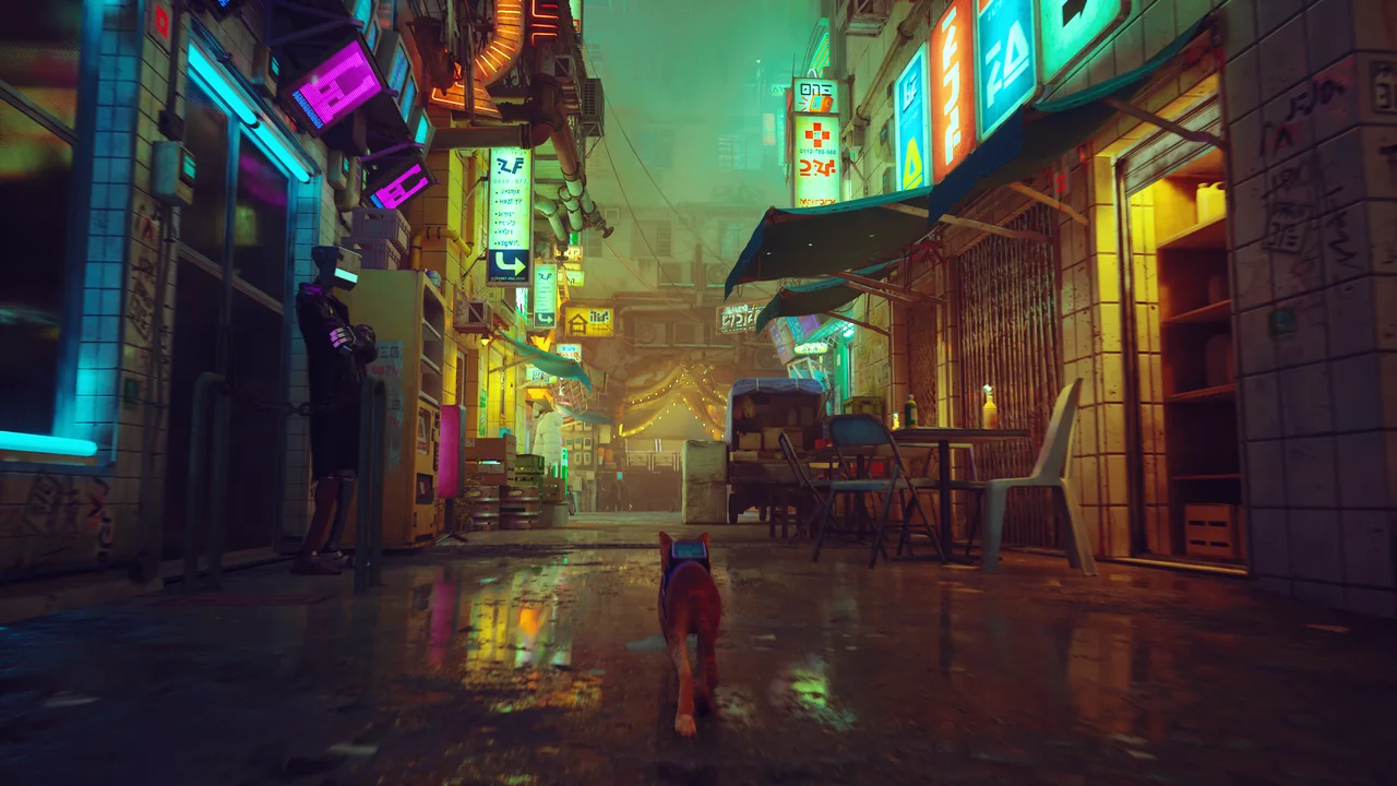 Stray: Neon street