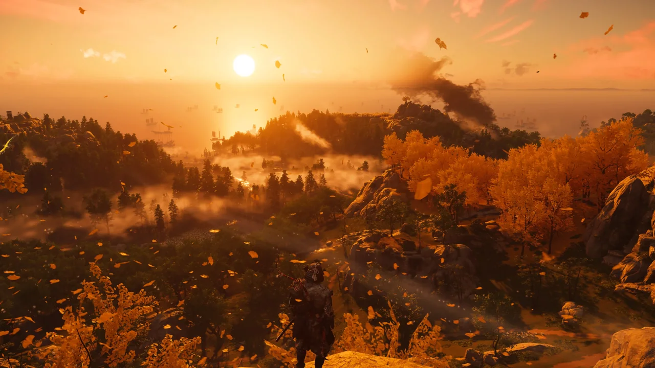 Ghost of Tsushima: Golden sunset