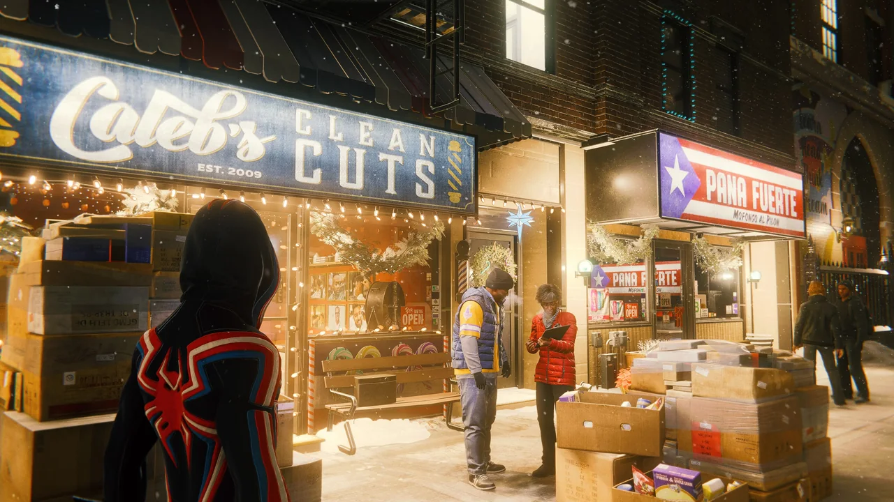 Spider-Man Miles Morales: Neighborhood lights