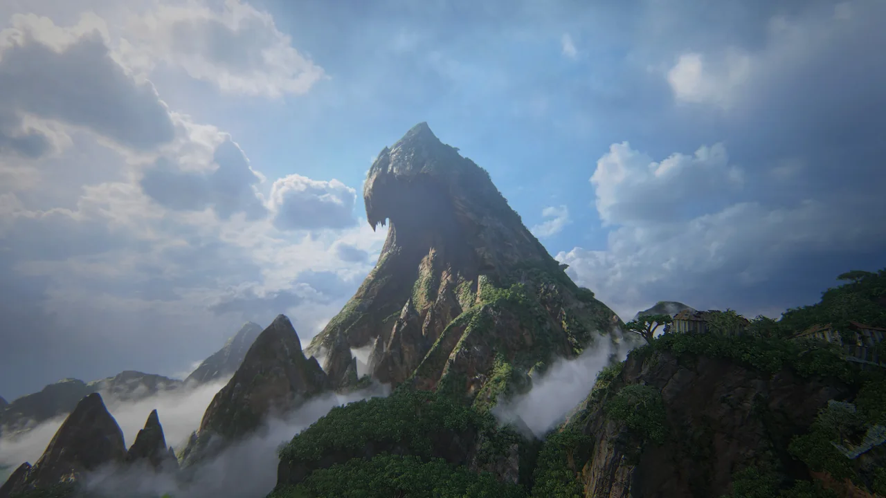 Uncharted Legacy of Thieves: Mountain in the clouds